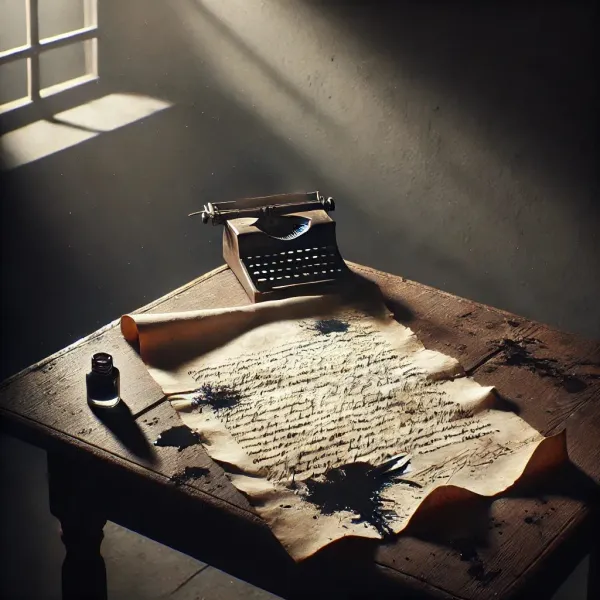 Abstract representation of busy city life